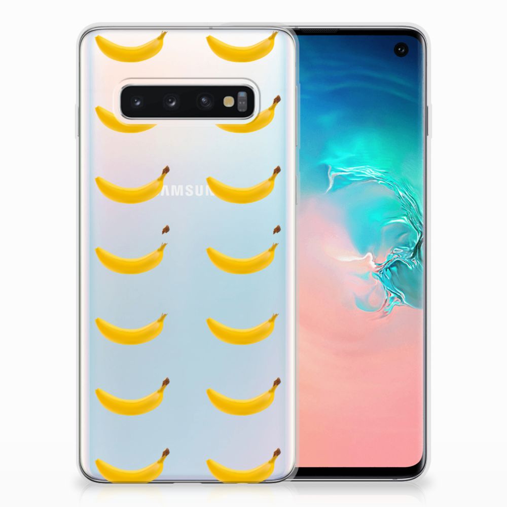 Samsung Galaxy S10 Siliconen Case Banana