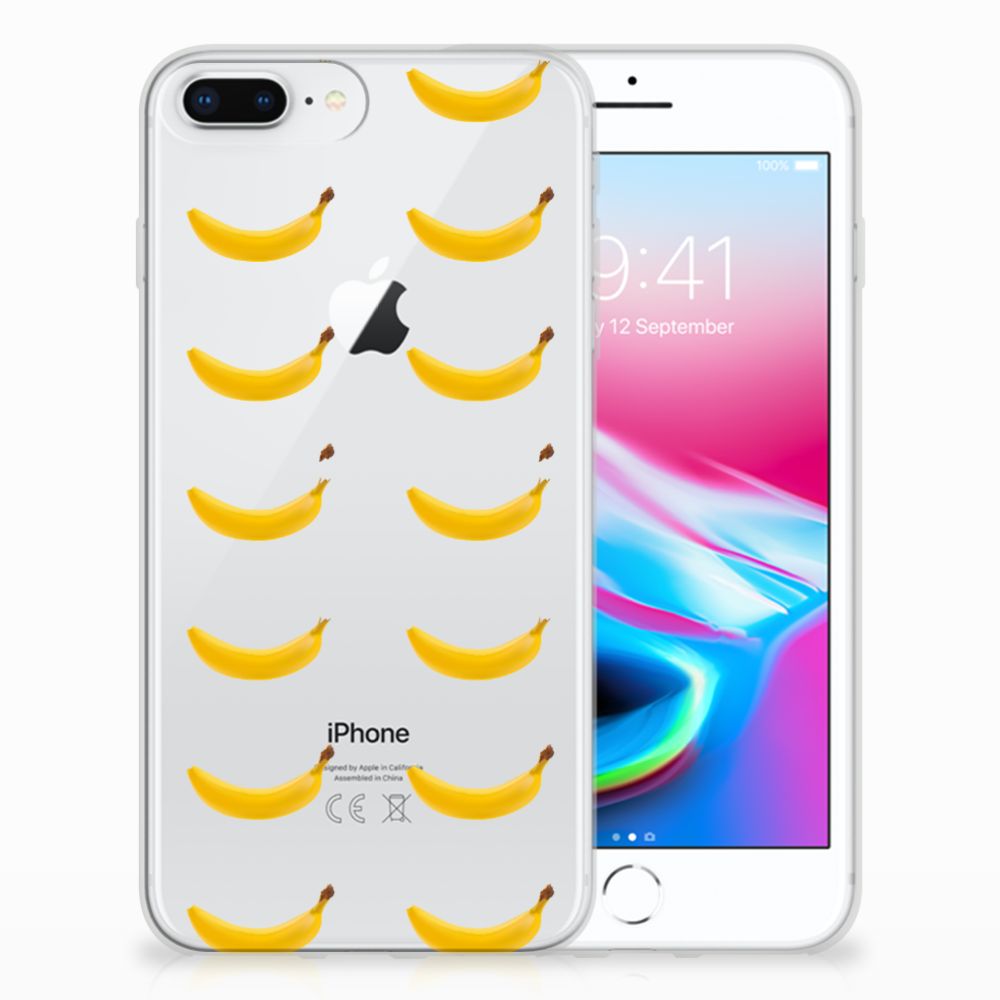 Apple iPhone 7 Plus | 8 Plus Siliconen Case Banana