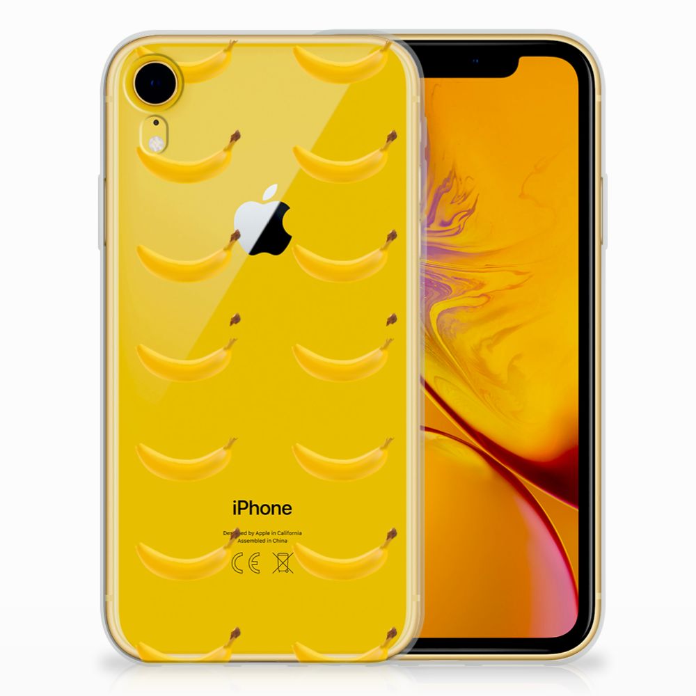 Apple iPhone Xr Siliconen Case Banana