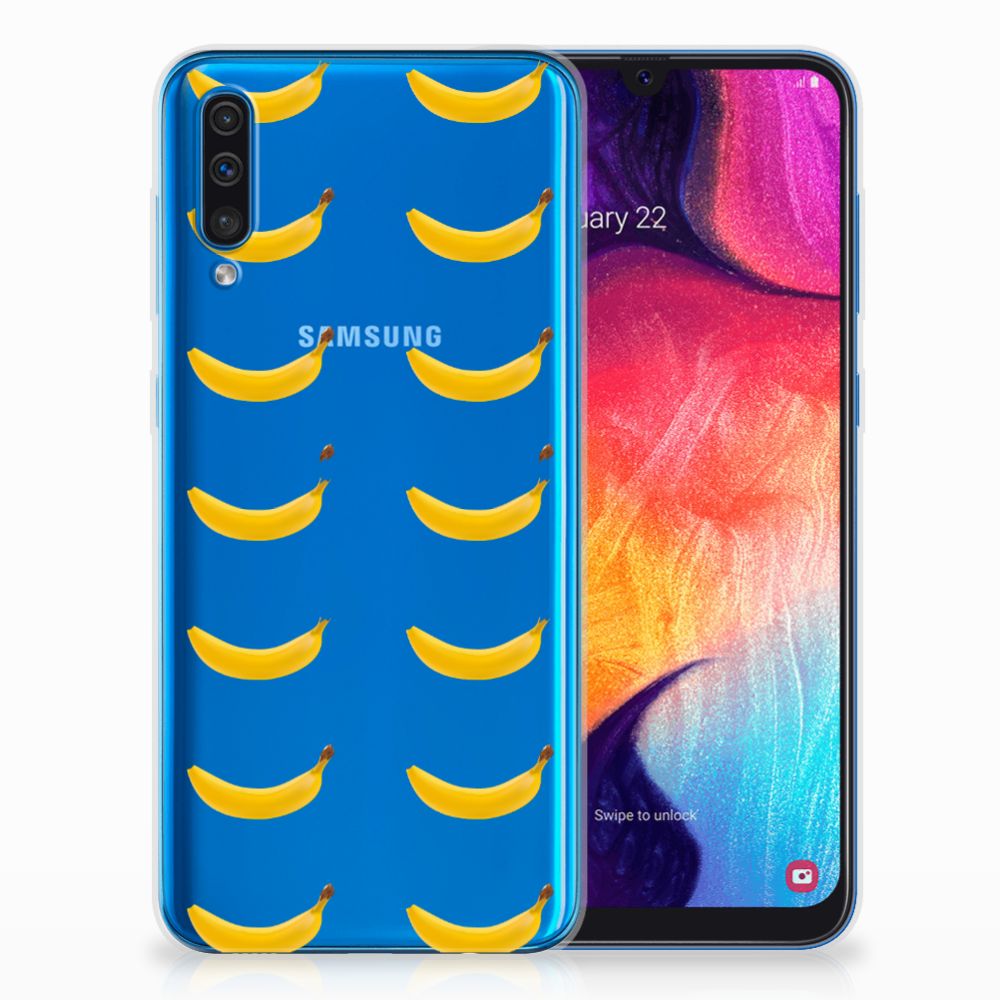 Samsung Galaxy A50 Siliconen Case Banana