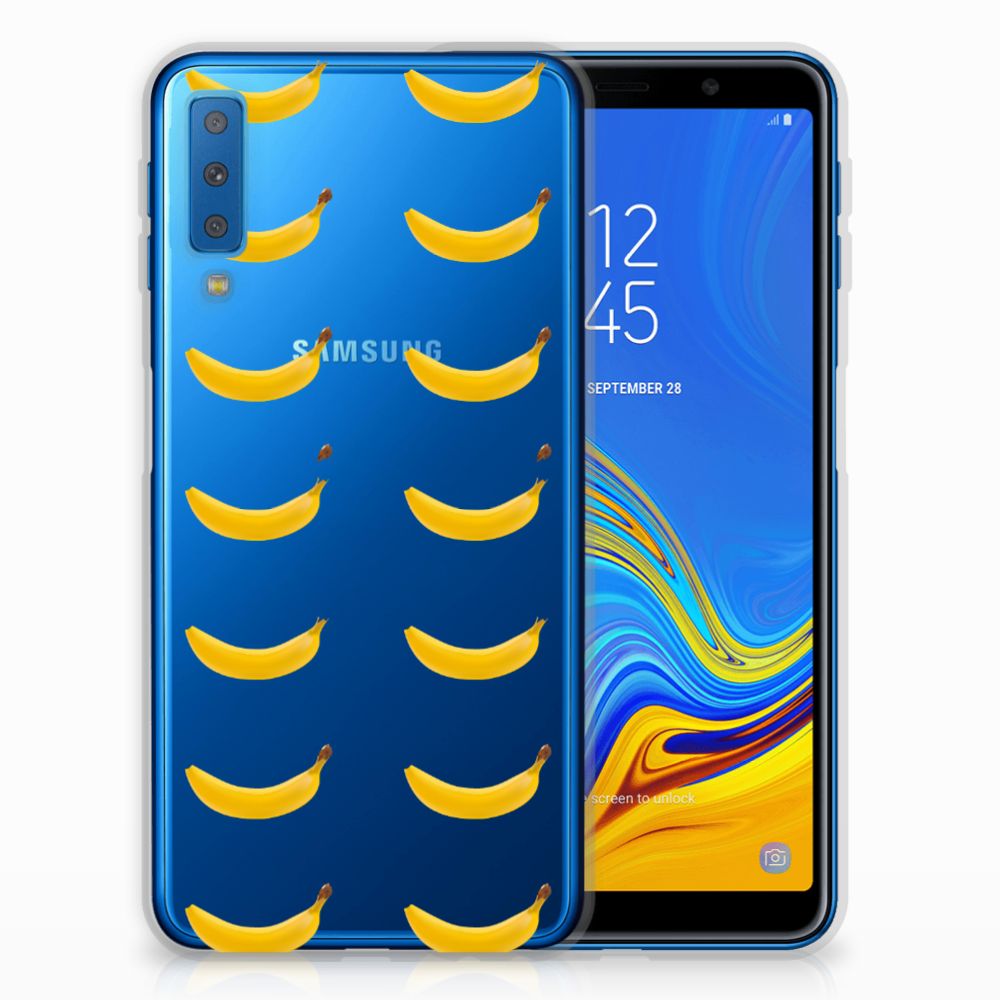 Samsung Galaxy A7 (2018) Siliconen Case Banana
