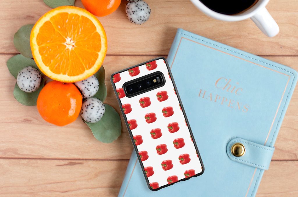 Samsung Galaxy S10+ Silicone Case Paprika Red