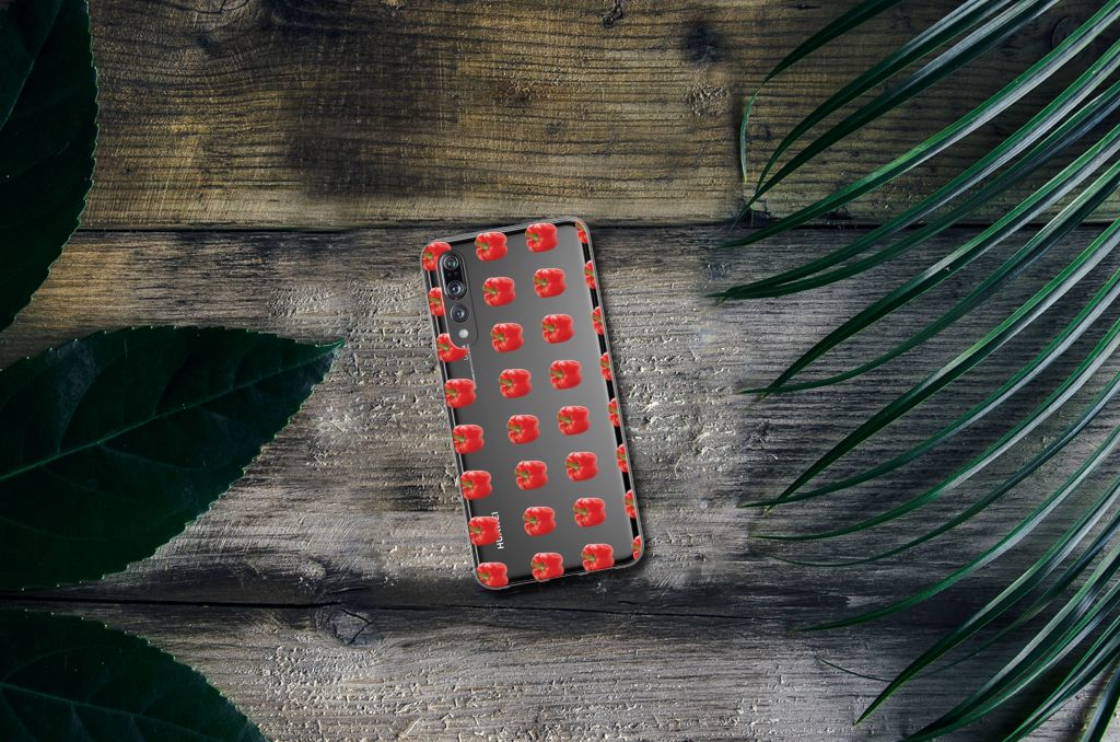 Huawei P20 Pro Siliconen Case Paprika Red