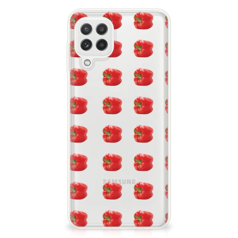 Samsung Galaxy A22 4G | M22 Siliconen Case Paprika Red