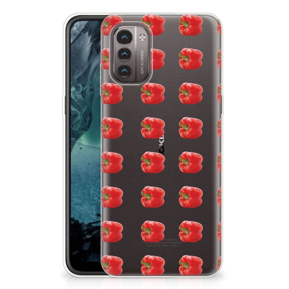 Nokia G21 | G11 Siliconen Case Paprika Red