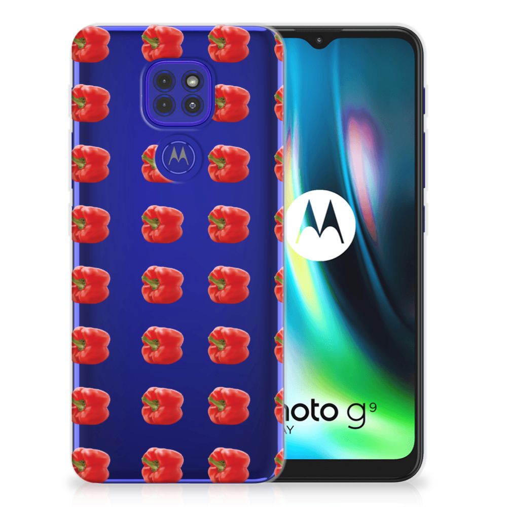 Motorola Moto G9 Play | E7 Plus Siliconen Case Paprika Red