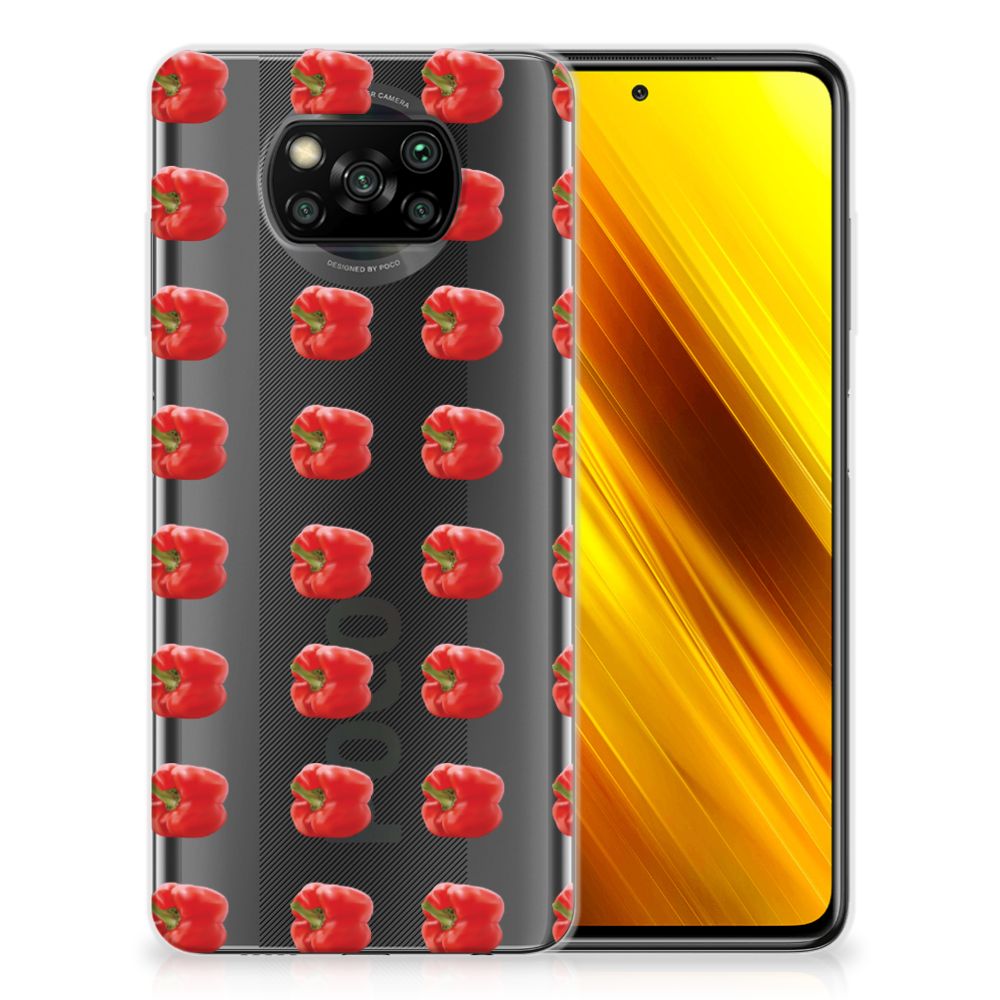 Xiaomi Poco X3 | Poco X3 Pro Siliconen Case Paprika Red