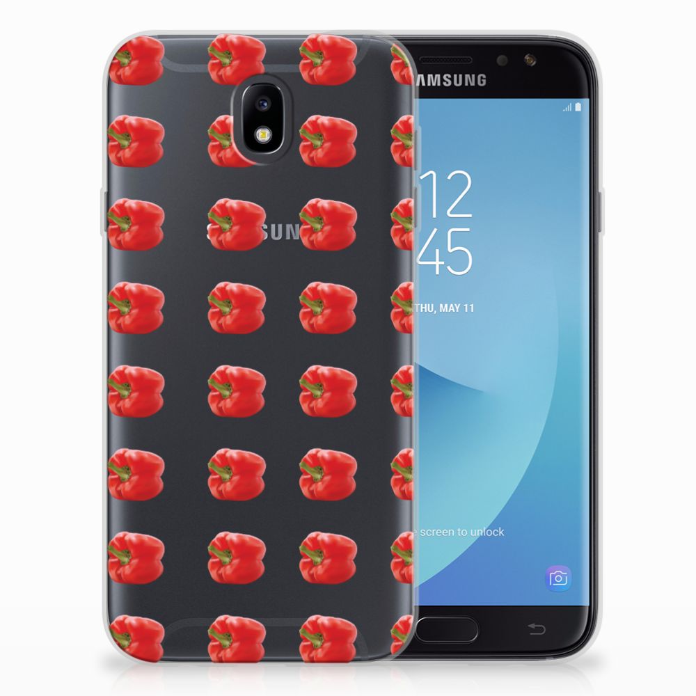 Samsung Galaxy J7 2017 | J7 Pro Siliconen Case Paprika Red