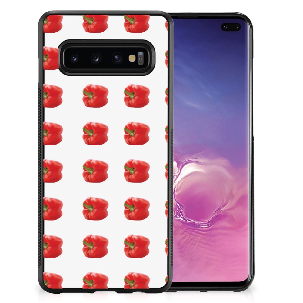 Samsung Galaxy S10+ Silicone Case Paprika Red