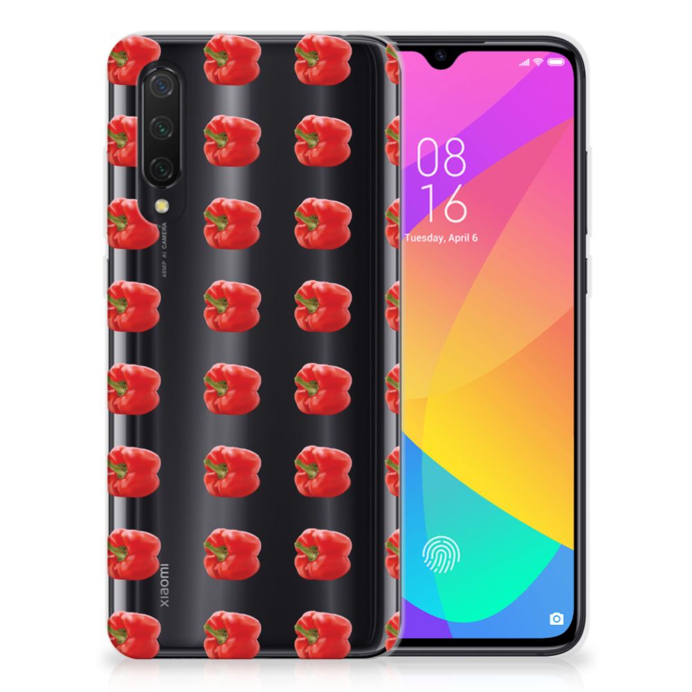 Xiaomi Mi 9 Lite Siliconen Case Paprika Red