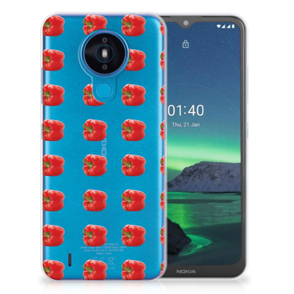 Nokia 1.4 Siliconen Case Paprika Red
