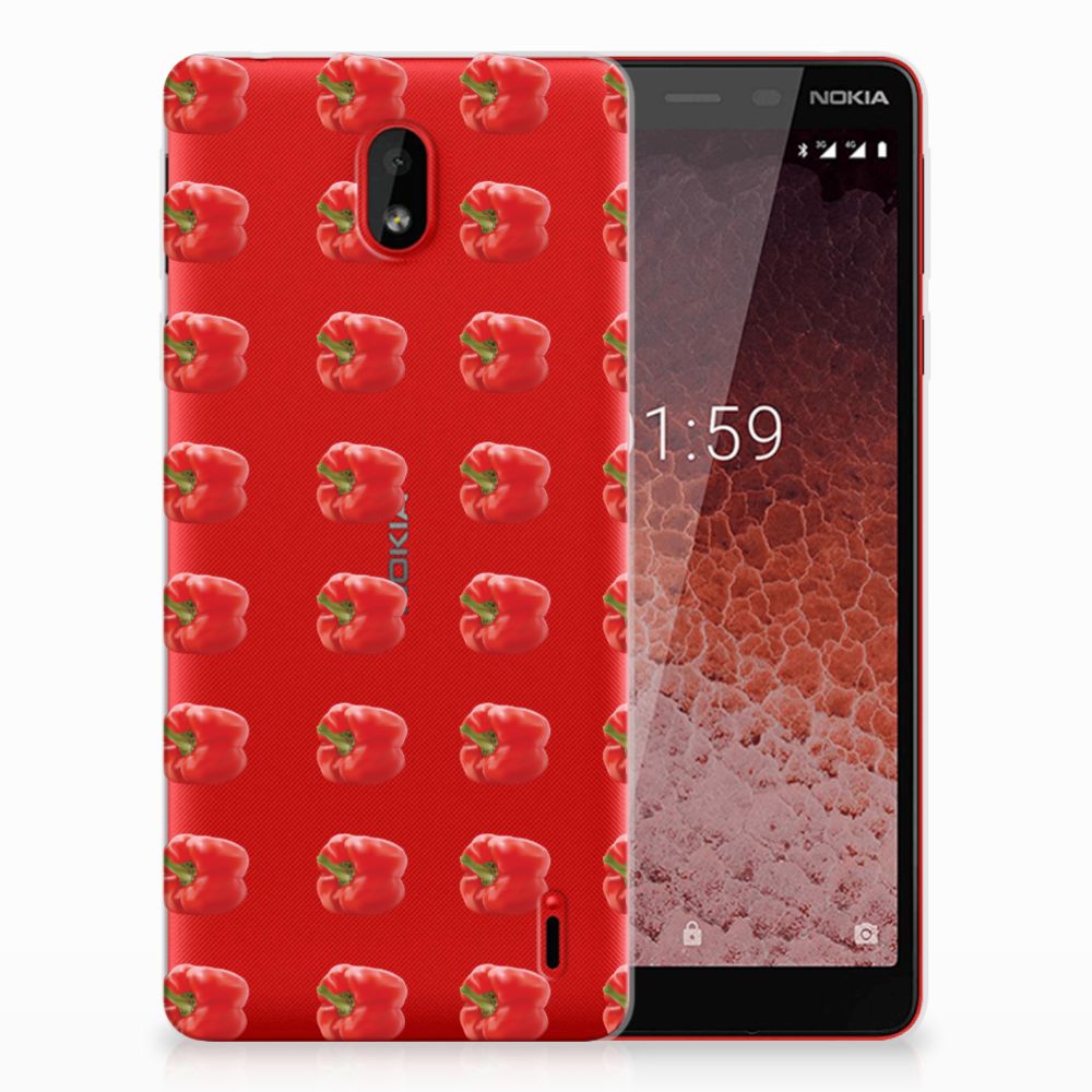 Nokia 1 Plus Siliconen Case Paprika Red