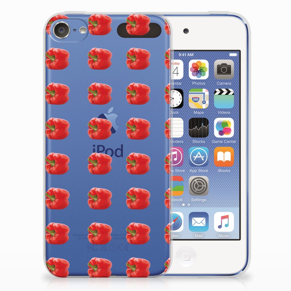 Apple iPod Touch 5 | 6 Siliconen Case Paprika Red