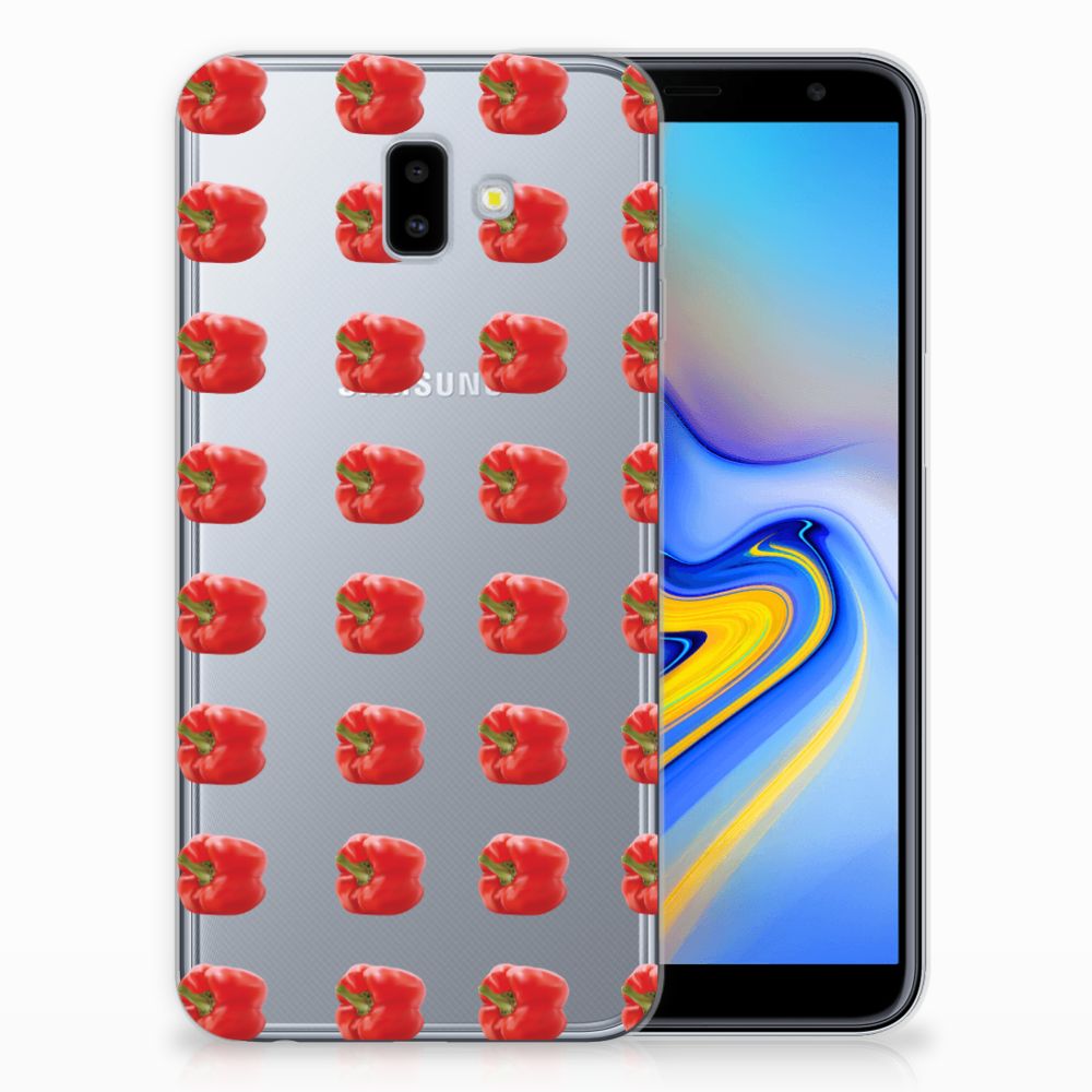 Samsung Galaxy J6 Plus (2018) Siliconen Case Paprika Red