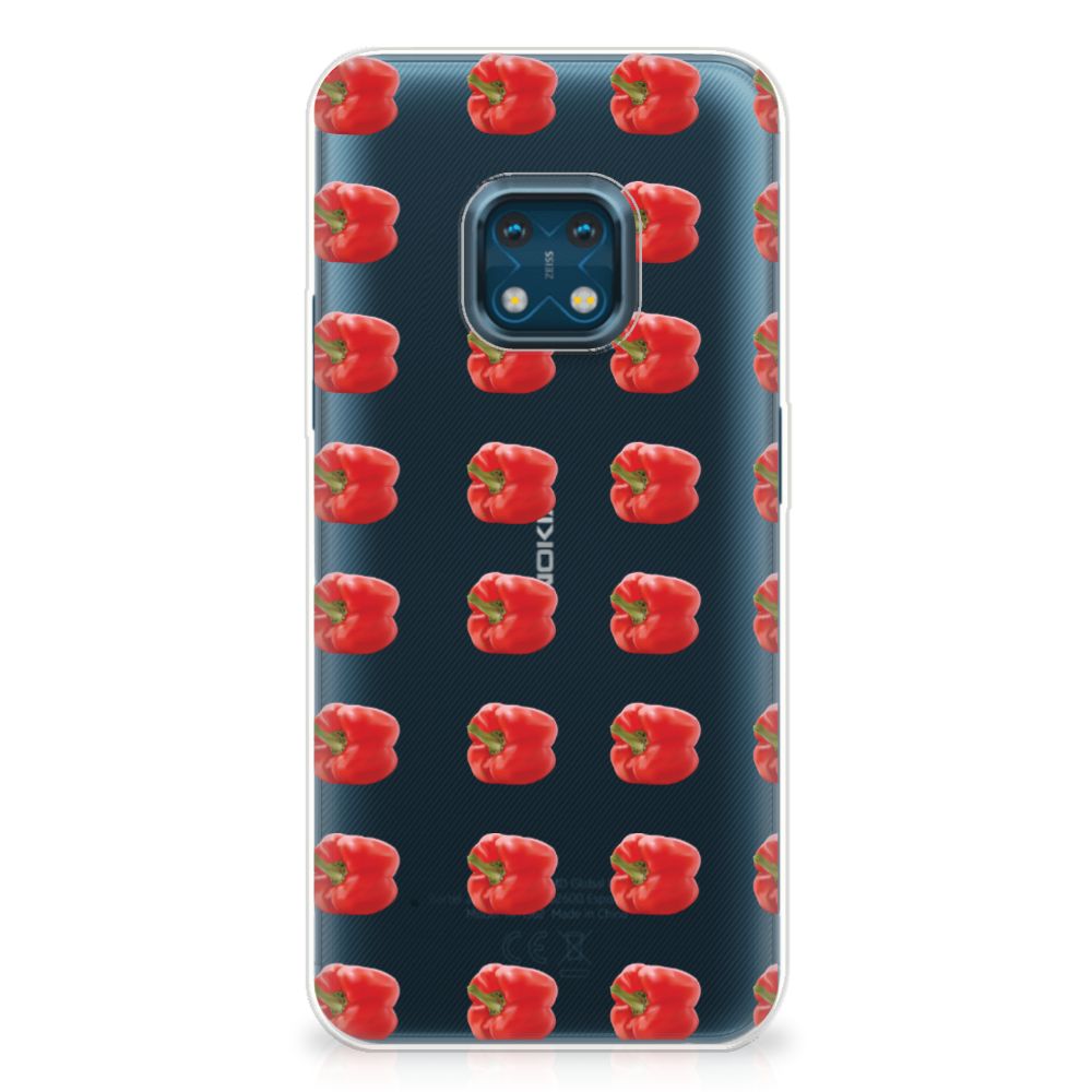 Nokia XR20 Siliconen Case Paprika Red