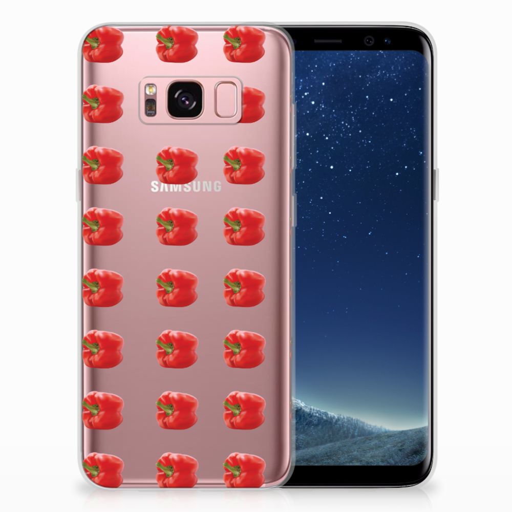 Samsung Galaxy S8 Siliconen Case Paprika Red
