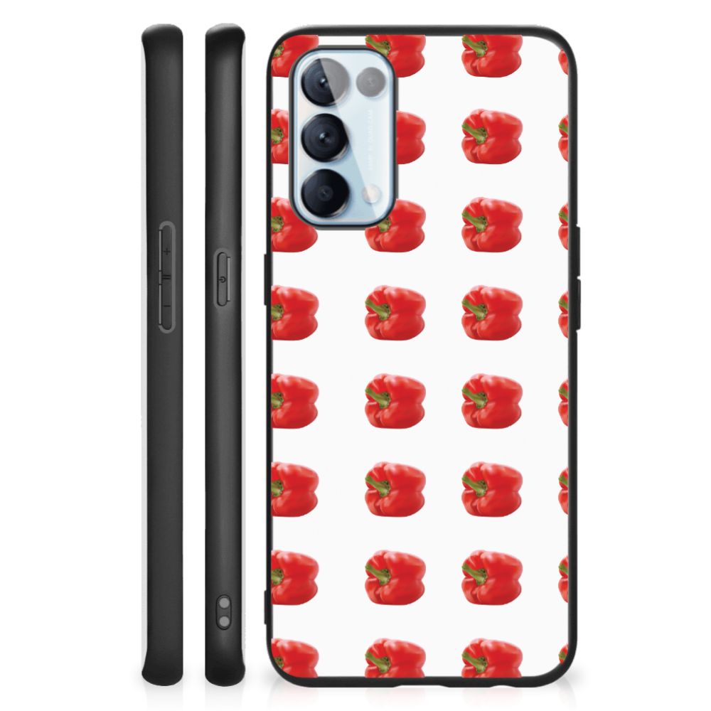 OPPO Reno5 5G | Find X3 Lite Back Cover Hoesje Paprika Red