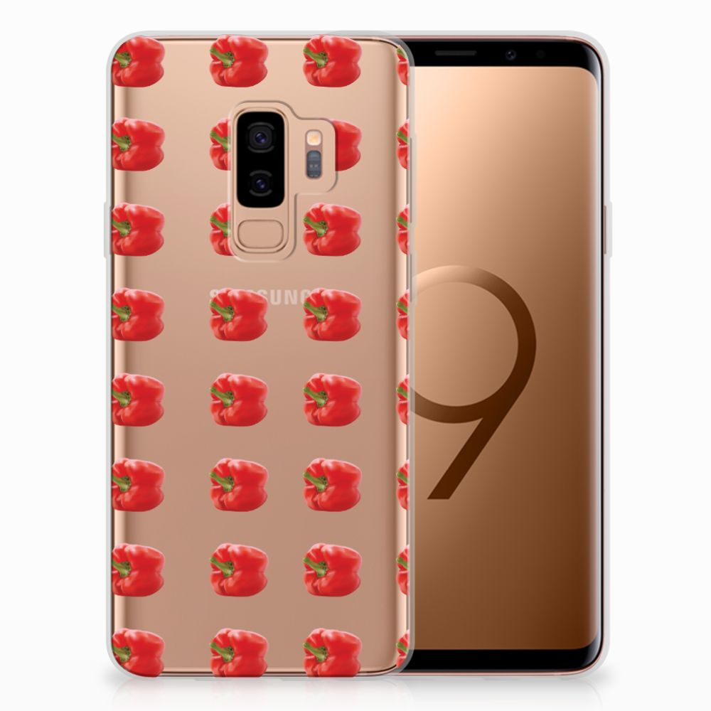 Samsung Galaxy S9 Plus Siliconen Case Paprika Red