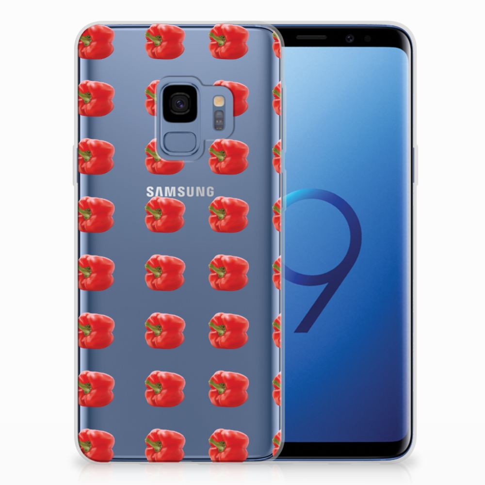 Samsung Galaxy S9 Siliconen Case Paprika Red