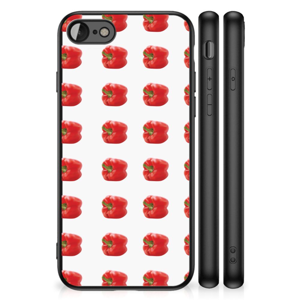 iPhone SE 2022 | SE 2020 | 7/8 Back Cover Hoesje Paprika Red