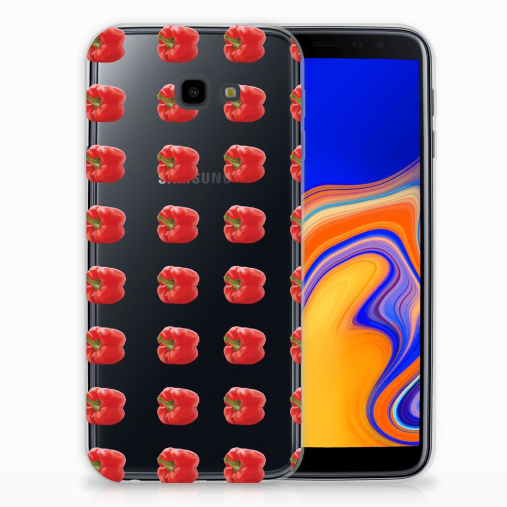 Samsung Galaxy J4 Plus (2018) Siliconen Case Paprika Red
