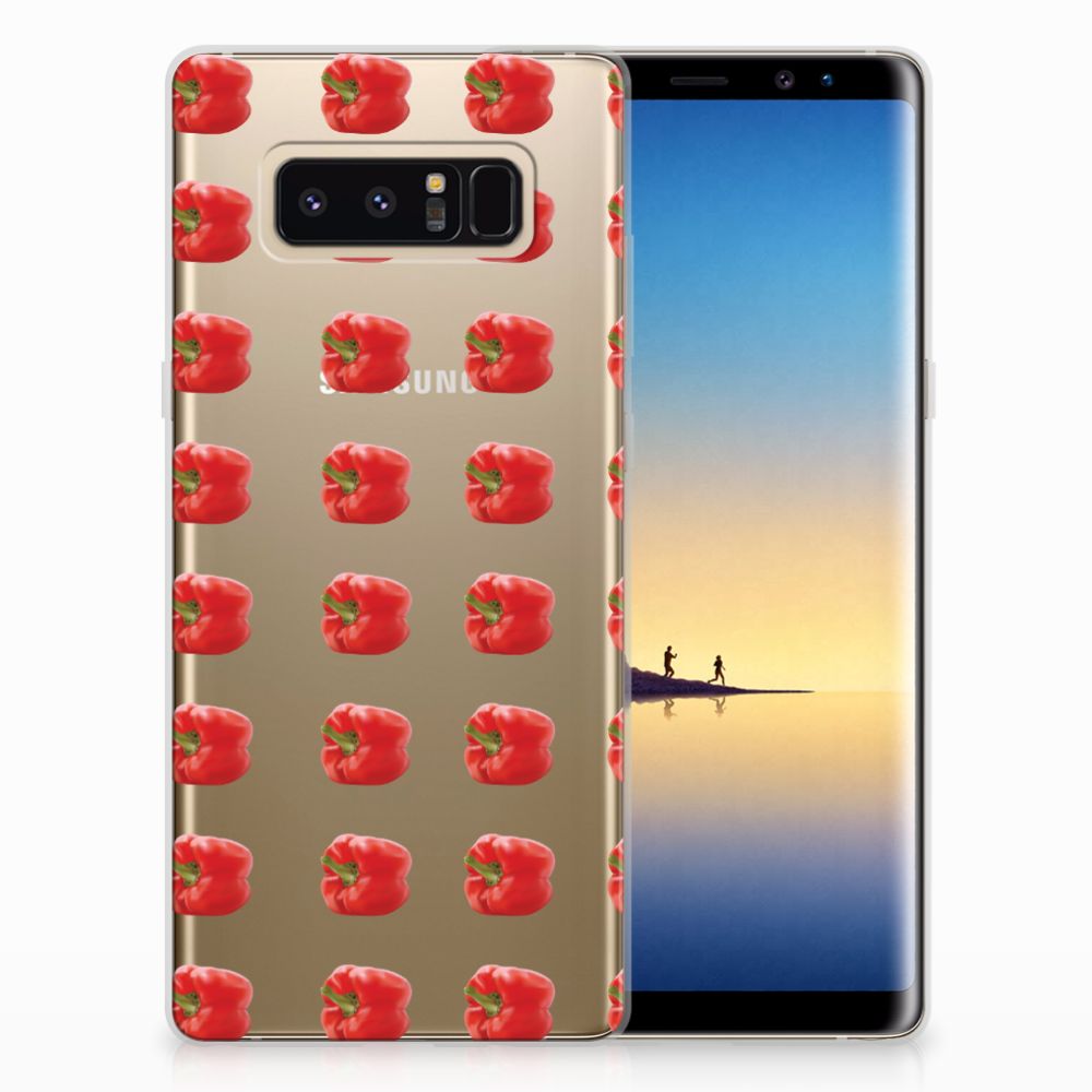 Samsung Galaxy Note 8 Siliconen Case Paprika Red