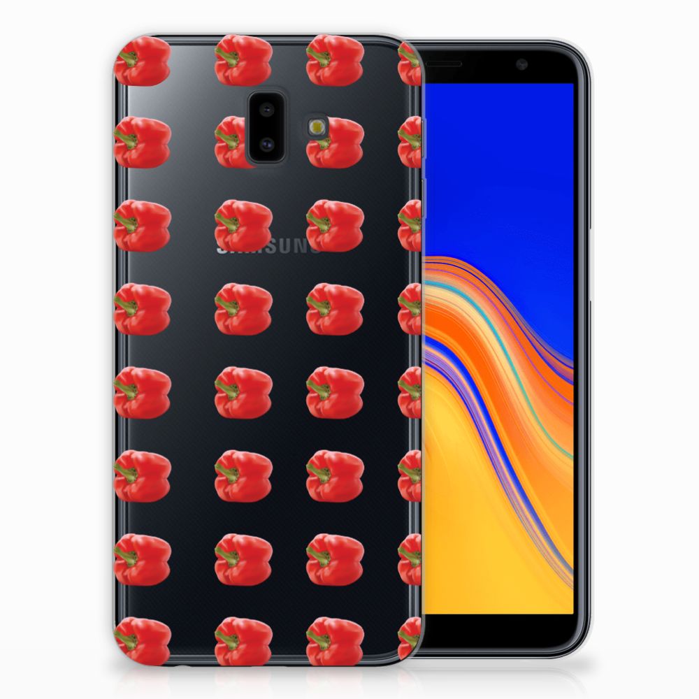 Samsung Galaxy J6 Plus (2018) Siliconen Case Paprika Red