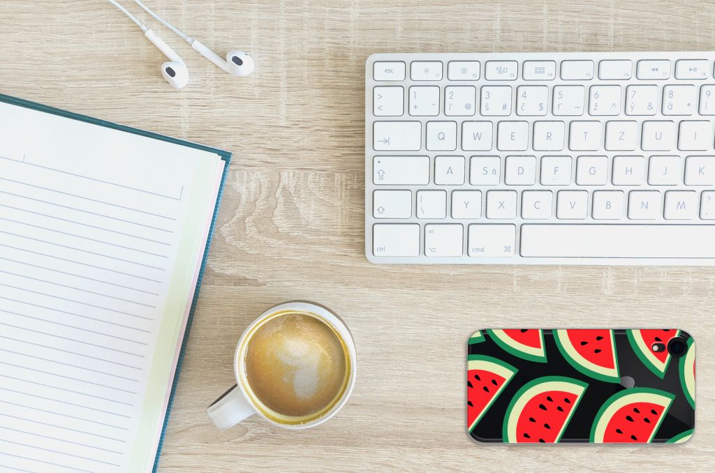 Apple iPhone Xr Siliconen Case Watermelons