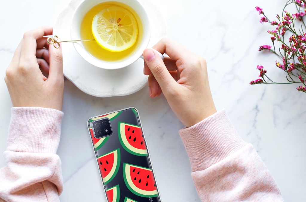 OPPO A53 5G | OPPO A73 5G Siliconen Case Watermelons