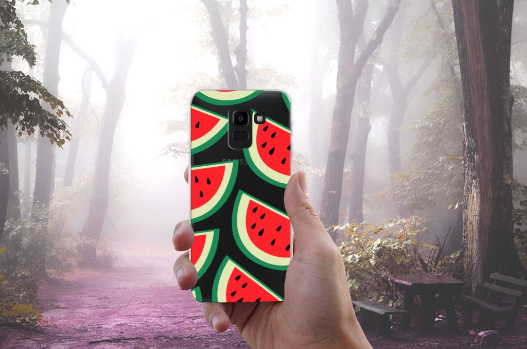 Samsung Galaxy J6 2018 Siliconen Case Watermelons