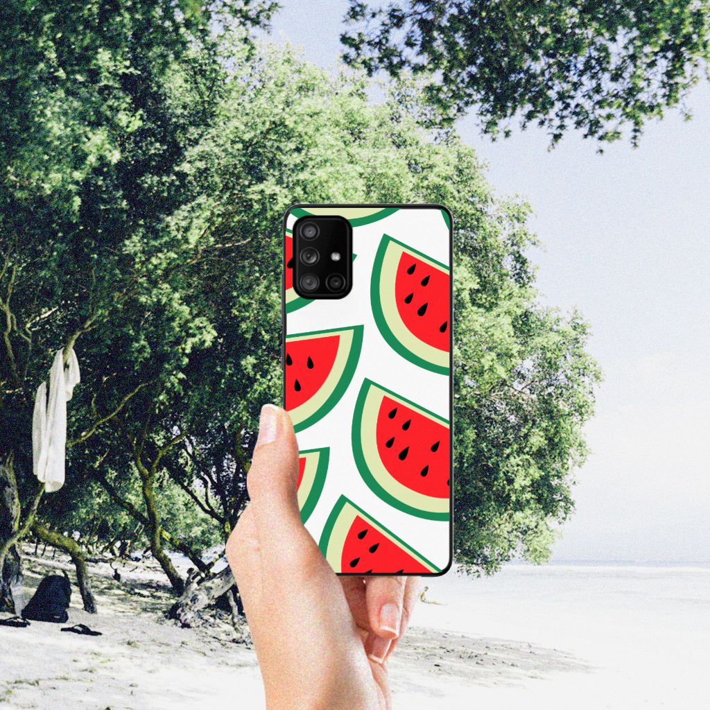 Samsung Galaxy A71 Back Cover Hoesje Watermelons
