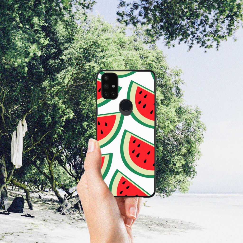 OnePlus Nord N10 5G Back Cover Hoesje Watermelons