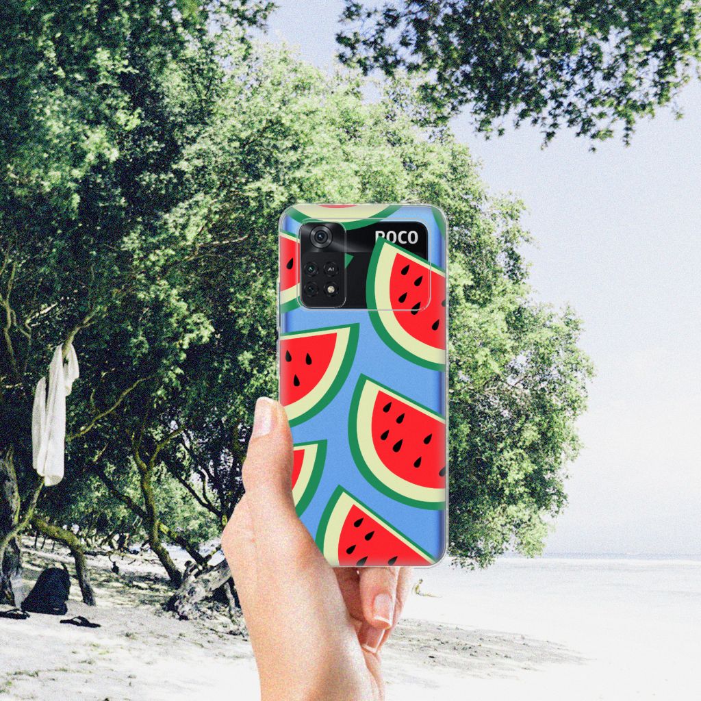 Xiaomi Poco M4 Pro 4G Siliconen Case Watermelons