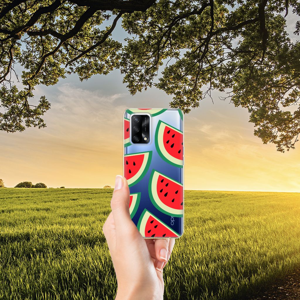 OPPO A74 4G Siliconen Case Watermelons