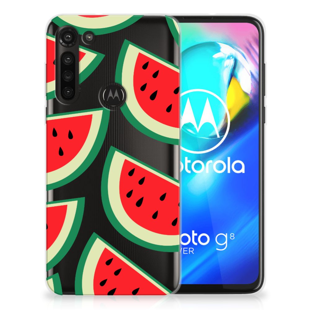 Motorola Moto G8 Power Siliconen Case Watermelons