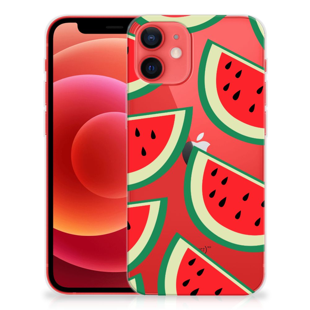 iPhone 12 Mini Siliconen Case Watermelons