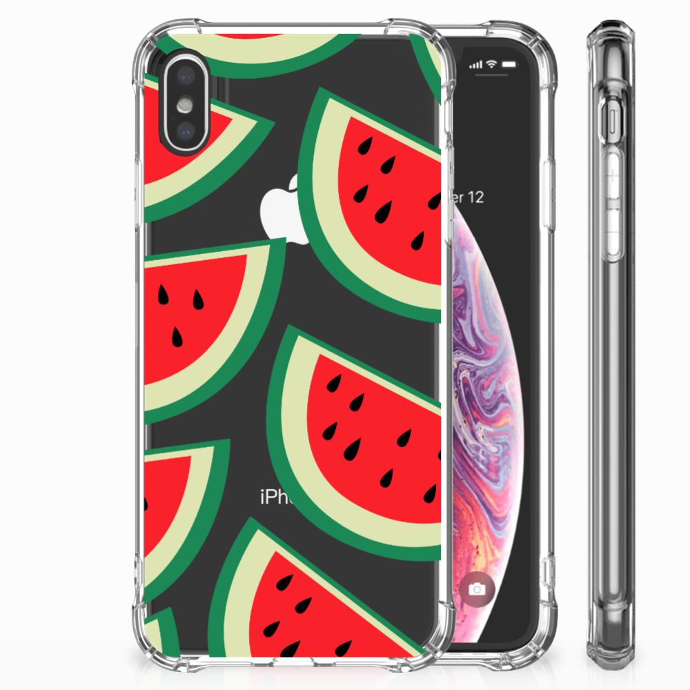 Apple iPhone Xs Max Beschermhoes Watermelons