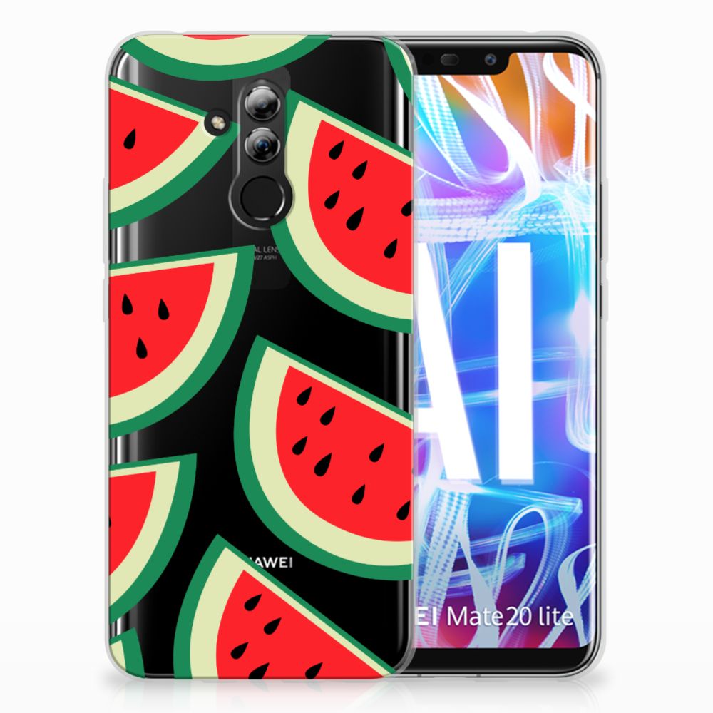 Huawei Mate 20 Lite Uniek TPU Hoesje Watermelons