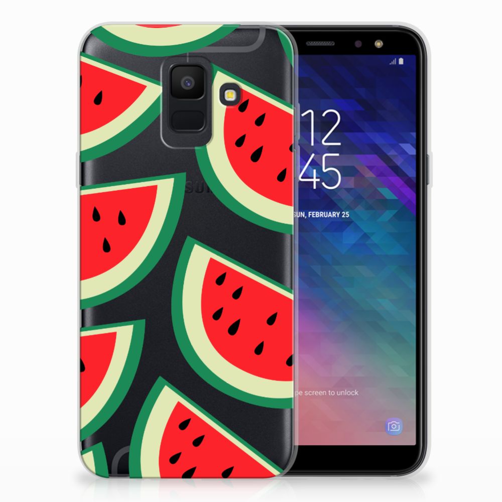 Samsung Galaxy A6 (2018) Siliconen Case Watermelons