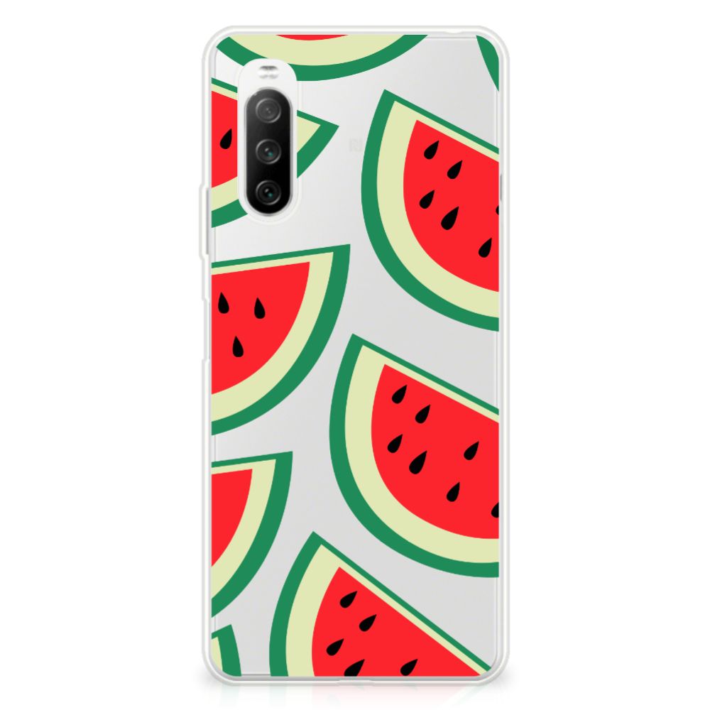 Sony Xperia 10 III Siliconen Case Watermelons