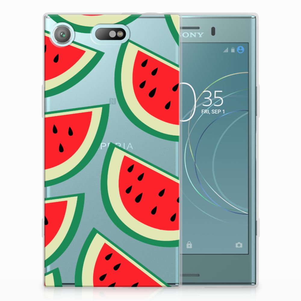 Sony Xperia XZ1 Compact Siliconen Case Watermelons