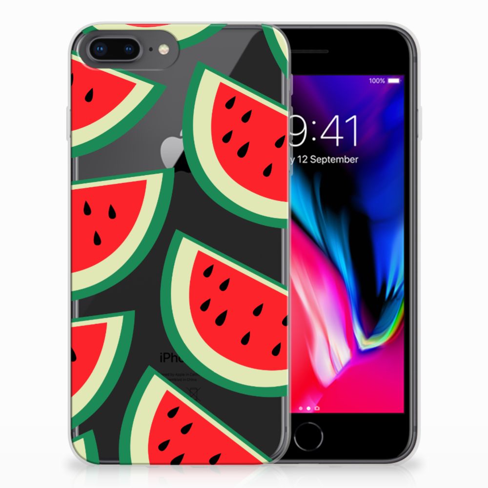 Apple iPhone 7 Plus | 8 Plus Siliconen Case Watermelons