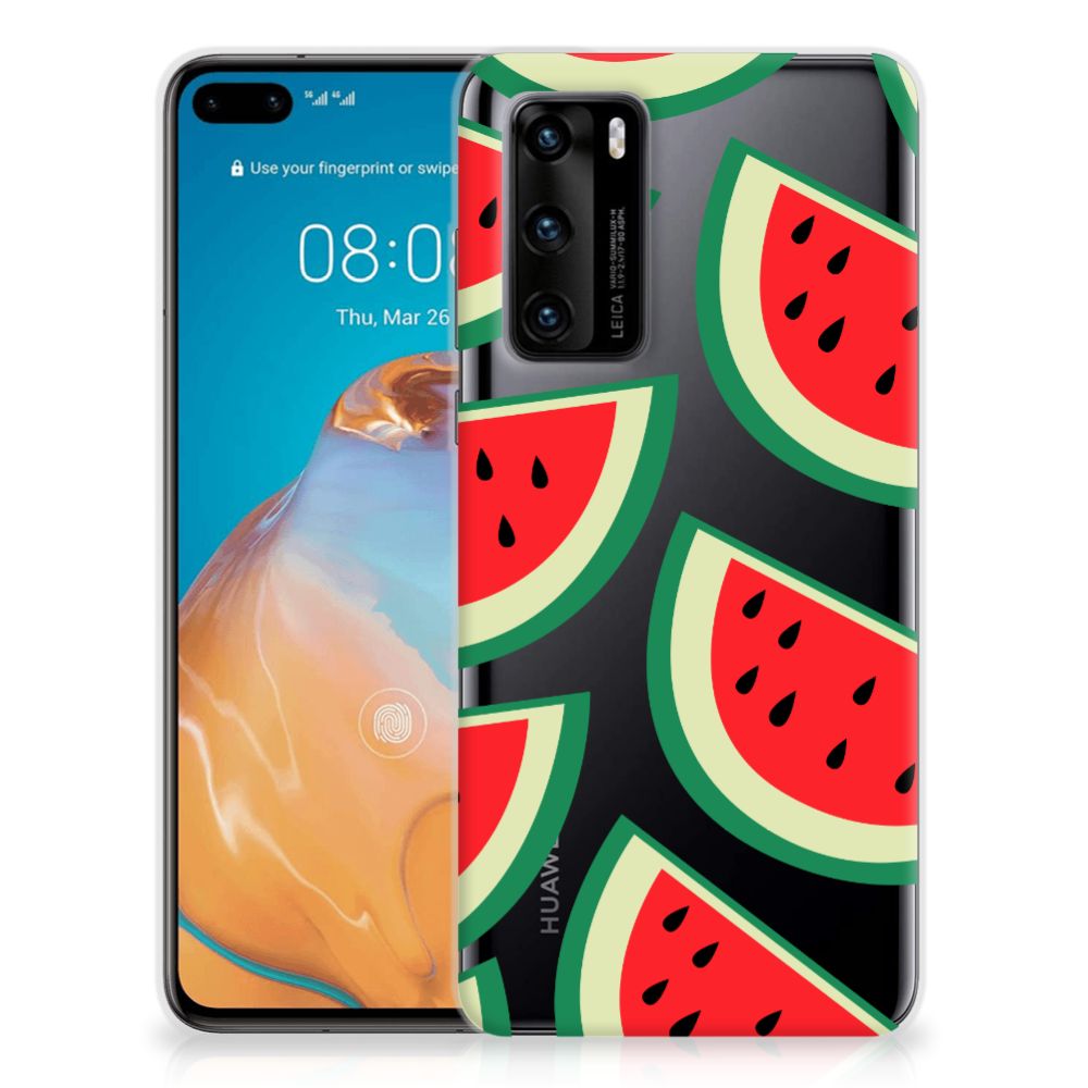 Huawei P40 Siliconen Case Watermelons