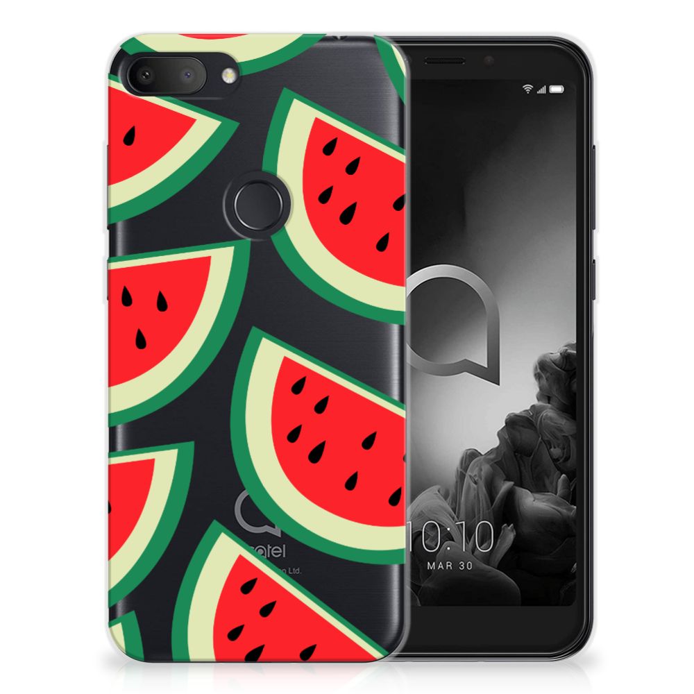 Alcatel 1S (2019) Siliconen Case Watermelons
