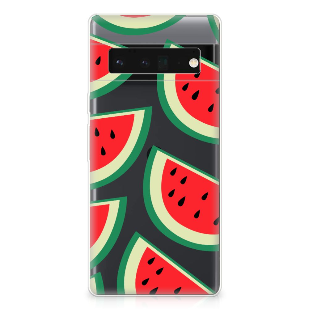 Google Pixel 6 Pro Siliconen Case Watermelons