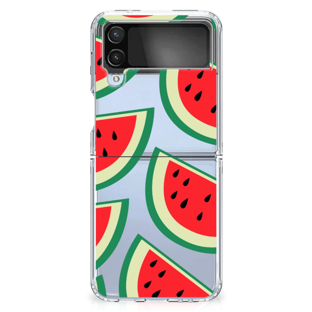 Samsung Galaxy Z Flip 4 Siliconen Case Watermelons