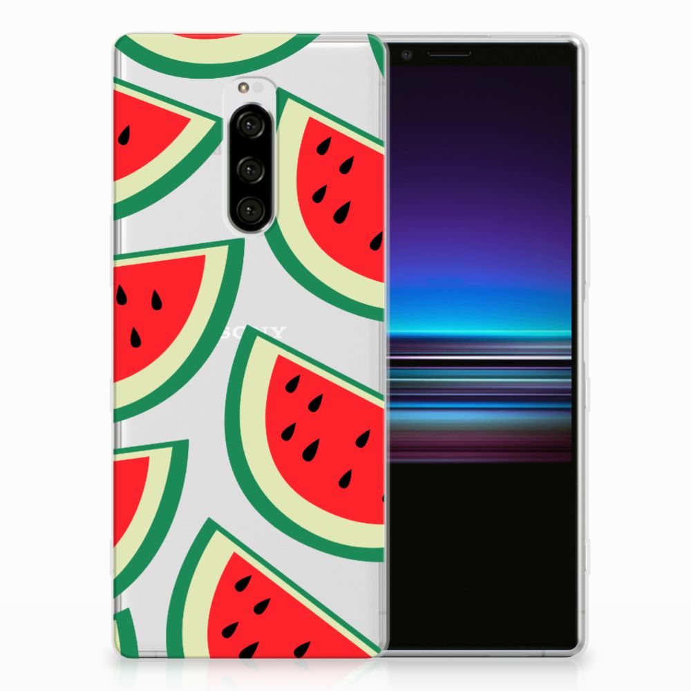 Sony Xperia 1 Siliconen Case Watermelons