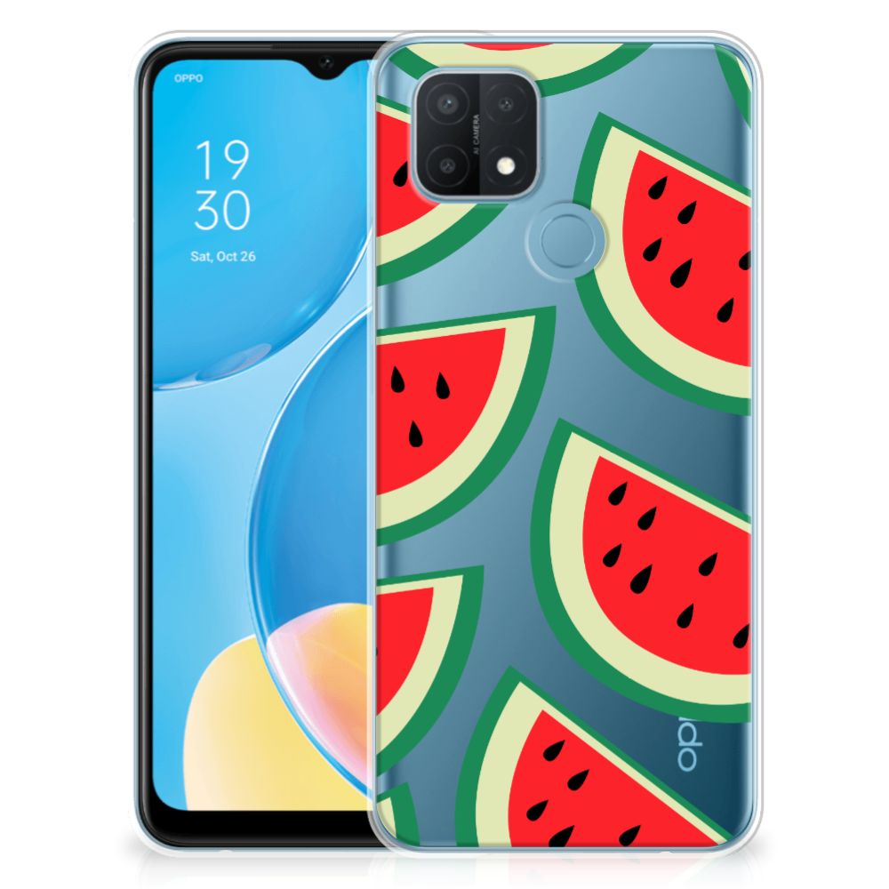 OPPO A15 Siliconen Case Watermelons