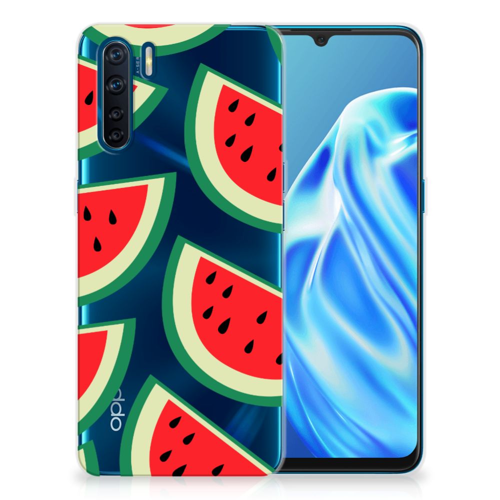 OPPO A91 Siliconen Case Watermelons