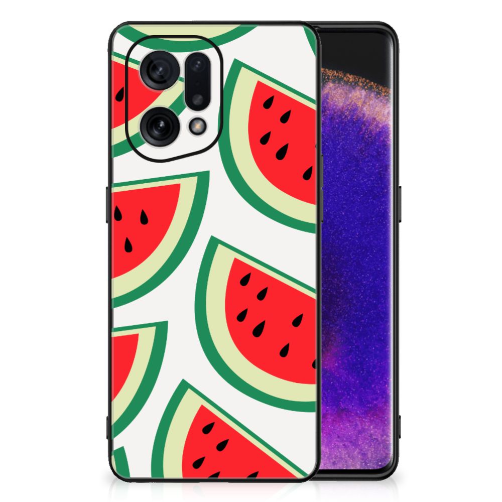 OPPO Find X5 Back Cover Hoesje Watermelons